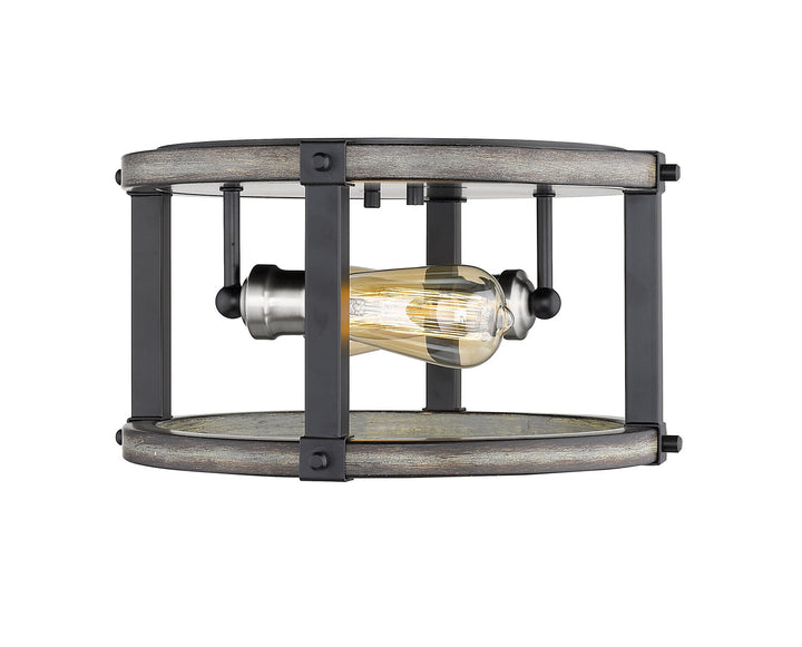Z-Lite Kirkland 472F2R-ABB Ceiling Light - Ashen Barnboard