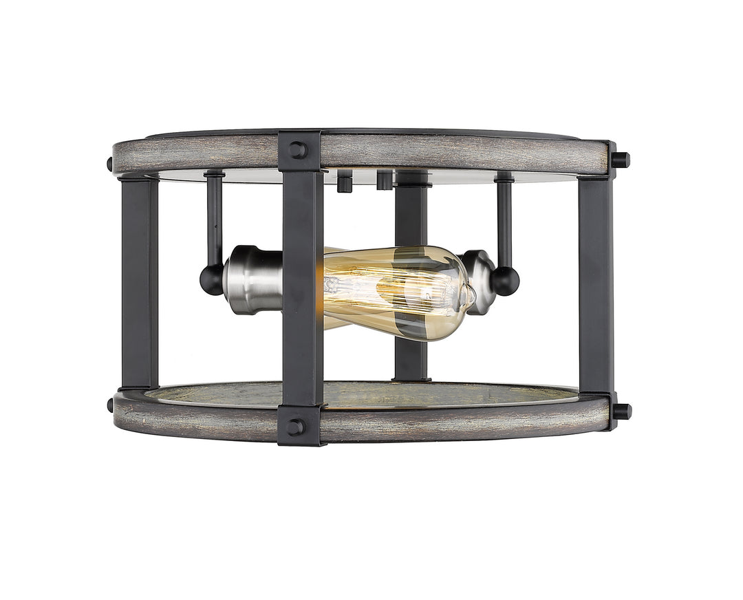 Z-Lite Kirkland 472F2R-ABB Ceiling Light - Ashen Barnboard