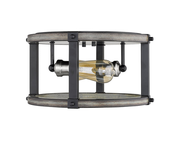 Z-Lite Kirkland 472F2R-ABB Ceiling Light - Ashen Barnboard