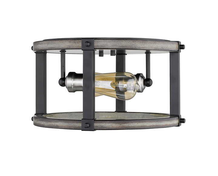 Z-Lite Kirkland 472F2R-ABB Ceiling Light - Ashen Barnboard