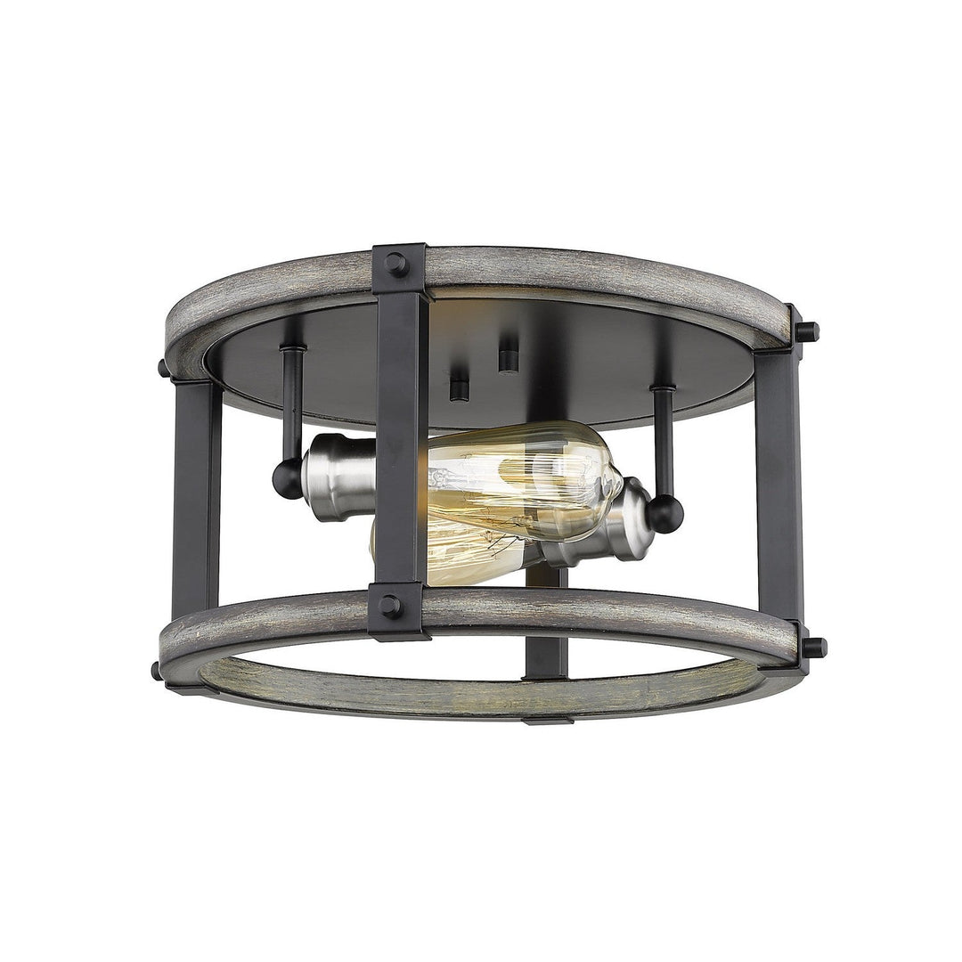 Z-Lite Kirkland 472F2R-ABB Ceiling Light - Ashen Barnboard