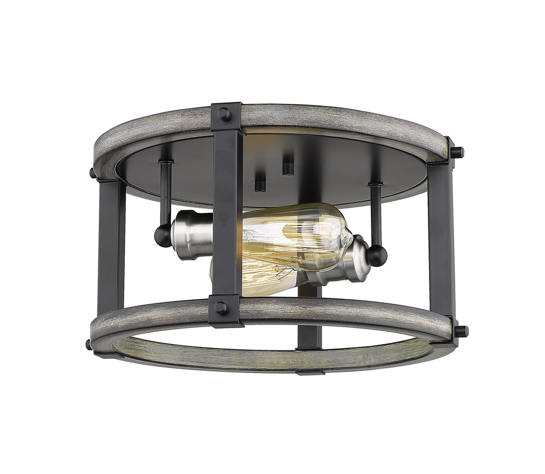 Z-Lite Kirkland 472F2R-ABB Ceiling Light - Ashen Barnboard