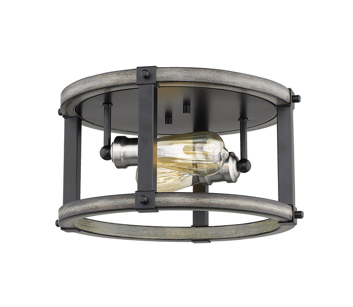 Z-Lite Kirkland 472F2R-ABB Ceiling Light - Ashen Barnboard