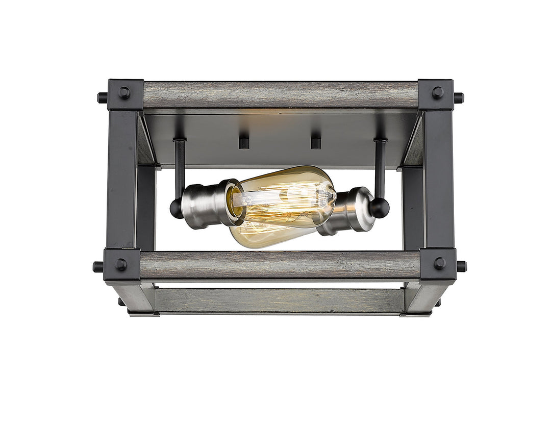Z-Lite Kirkland 472F2S-ABB Ceiling Light - Ashen Barnboard