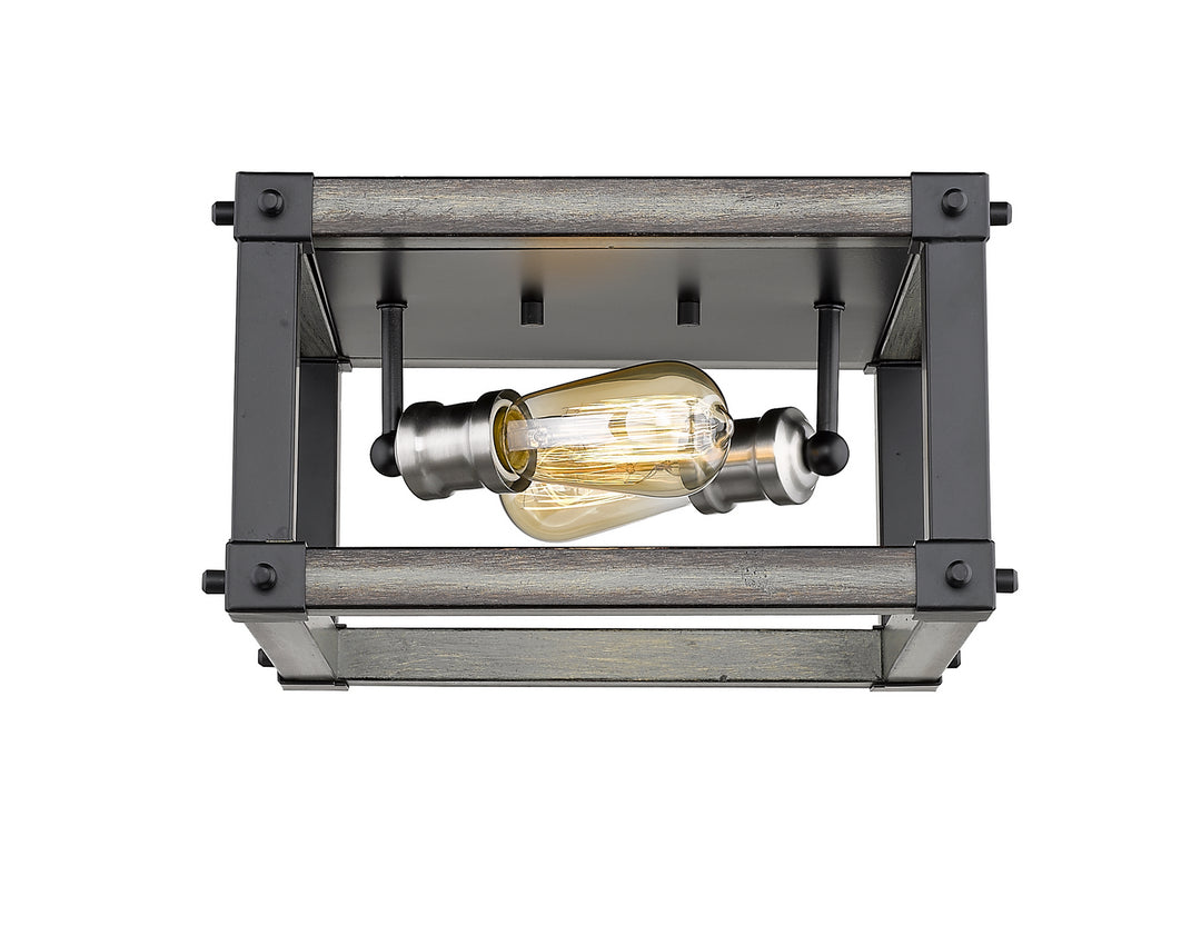 Z-Lite Kirkland 472F2S-ABB Ceiling Light - Ashen Barnboard