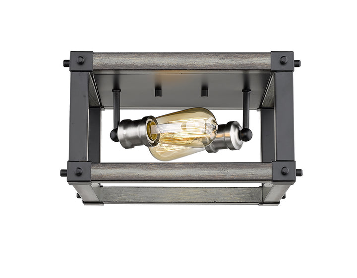 Z-Lite Kirkland 472F2S-ABB Ceiling Light - Ashen Barnboard