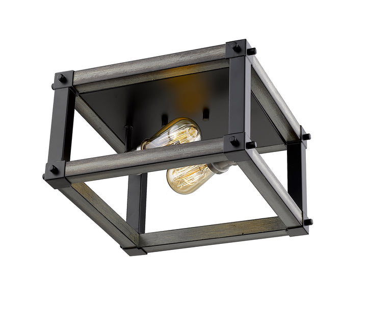 Z-Lite Kirkland 472F2S-ABB Ceiling Light - Ashen Barnboard