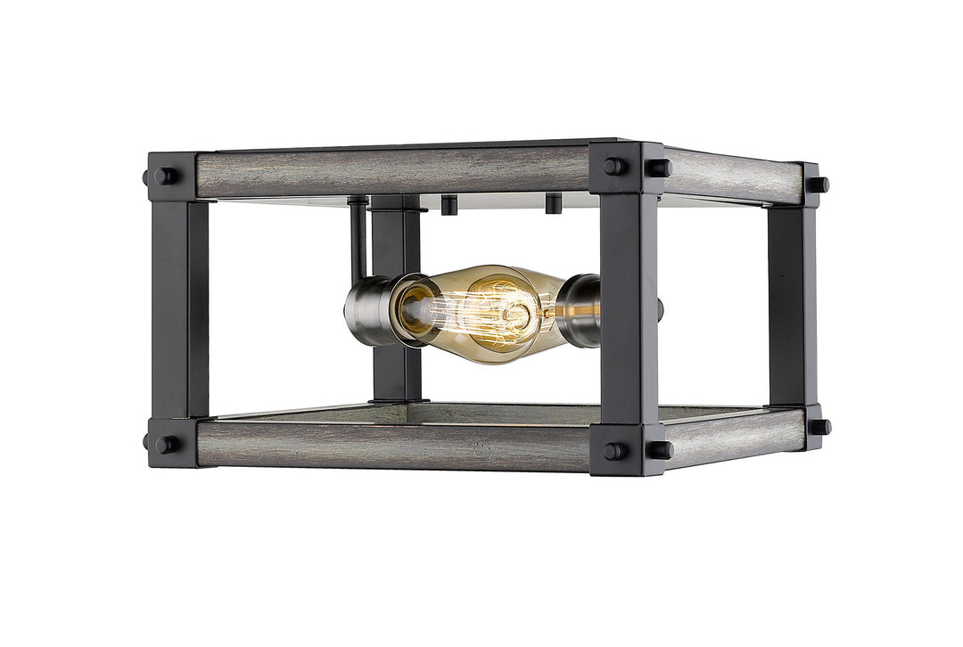 Z-Lite Kirkland 472F2S-ABB Ceiling Light - Ashen Barnboard