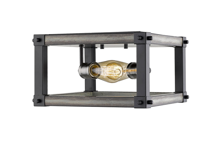 Z-Lite Kirkland 472F2S-ABB Ceiling Light - Ashen Barnboard