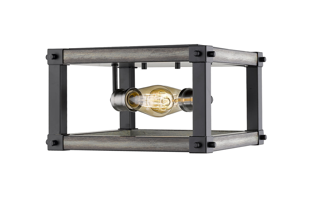 Z-Lite Kirkland 472F2S-ABB Ceiling Light - Ashen Barnboard