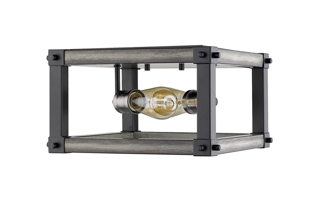 Z-Lite Kirkland 472F2S-ABB Ceiling Light - Ashen Barnboard