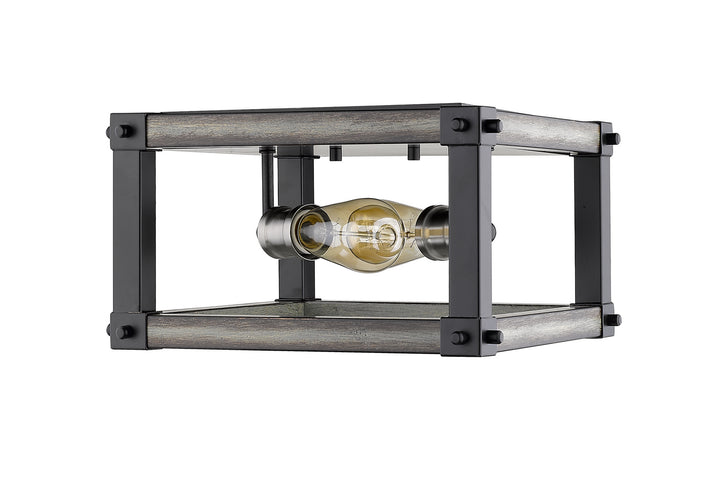 Z-Lite Kirkland 472F2S-ABB Ceiling Light - Ashen Barnboard