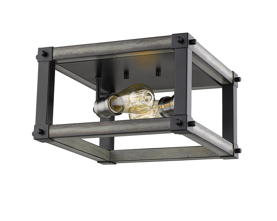 Z-Lite Kirkland 472F2S-ABB Ceiling Light - Ashen Barnboard