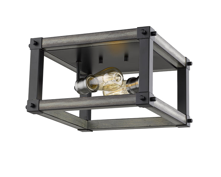 Z-Lite Kirkland 472F2S-ABB Ceiling Light - Ashen Barnboard