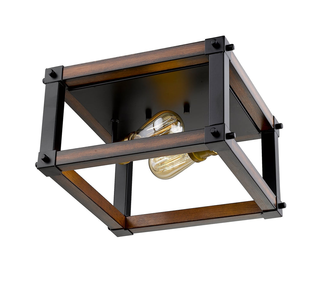 Z-Lite Kirkland 472F2S-RM Ceiling Light - Rustic Mahogany