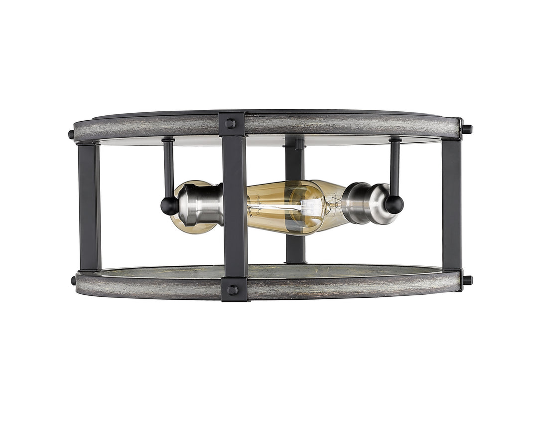 Z-Lite Kirkland 472F3R-ABB Ceiling Light - Ashen Barnboard