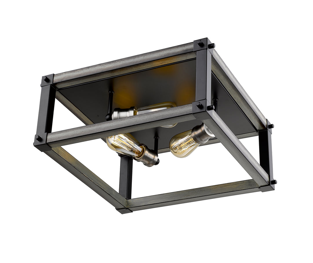 Z-Lite Kirkland 472F3S-ABB Ceiling Light - Ashen Barnboard