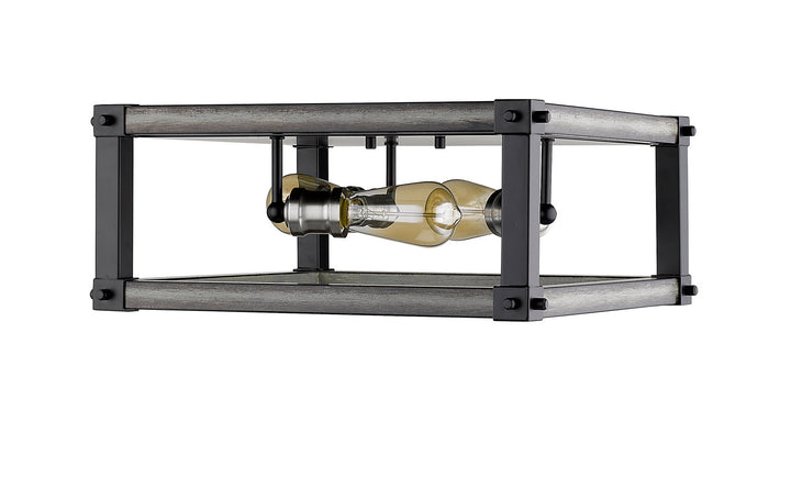 Z-Lite Kirkland 472F3S-ABB Ceiling Light - Ashen Barnboard