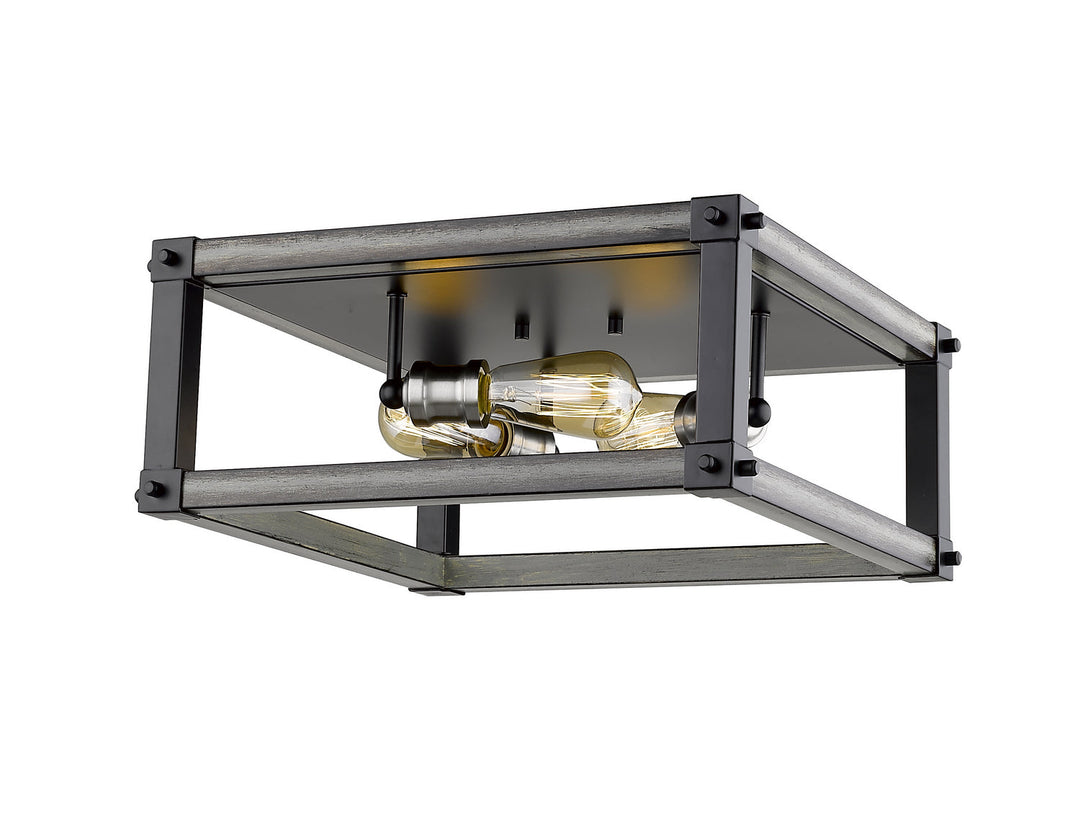 Z-Lite Kirkland 472F3S-ABB Ceiling Light - Ashen Barnboard