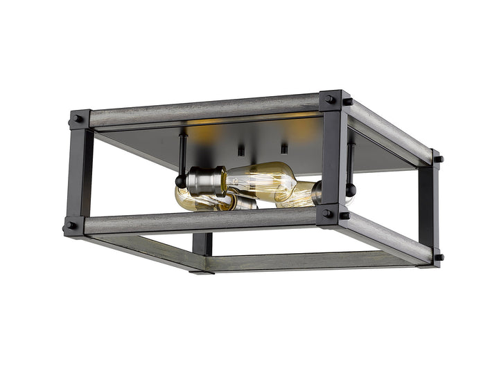 Z-Lite Kirkland 472F3S-ABB Ceiling Light - Ashen Barnboard