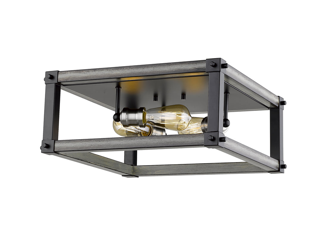 Z-Lite Kirkland 472F3S-ABB Ceiling Light - Ashen Barnboard