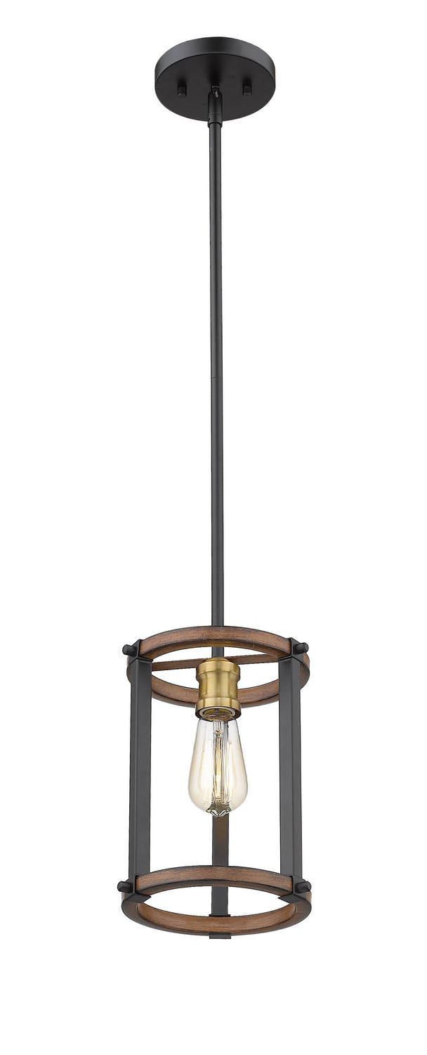 Z-Lite Kirkland 472MPR-RM Pendant Light - Rustic Mahogany