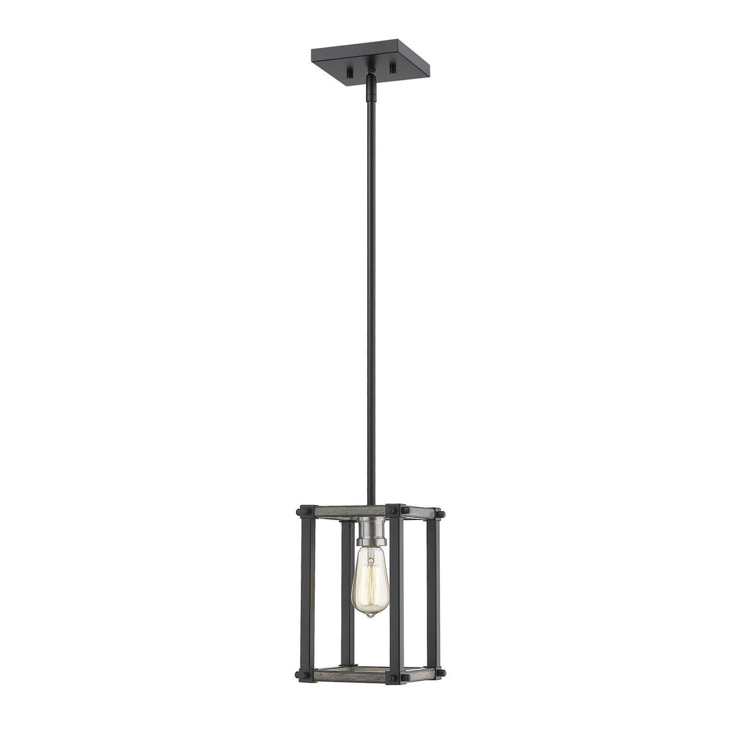 Z-Lite Kirkland 472MPS-ABB Pendant Light - Ashen Barnboard