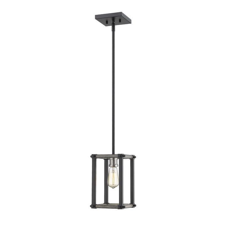 Z-Lite Kirkland 472MPS-ABB Pendant Light - Ashen Barnboard