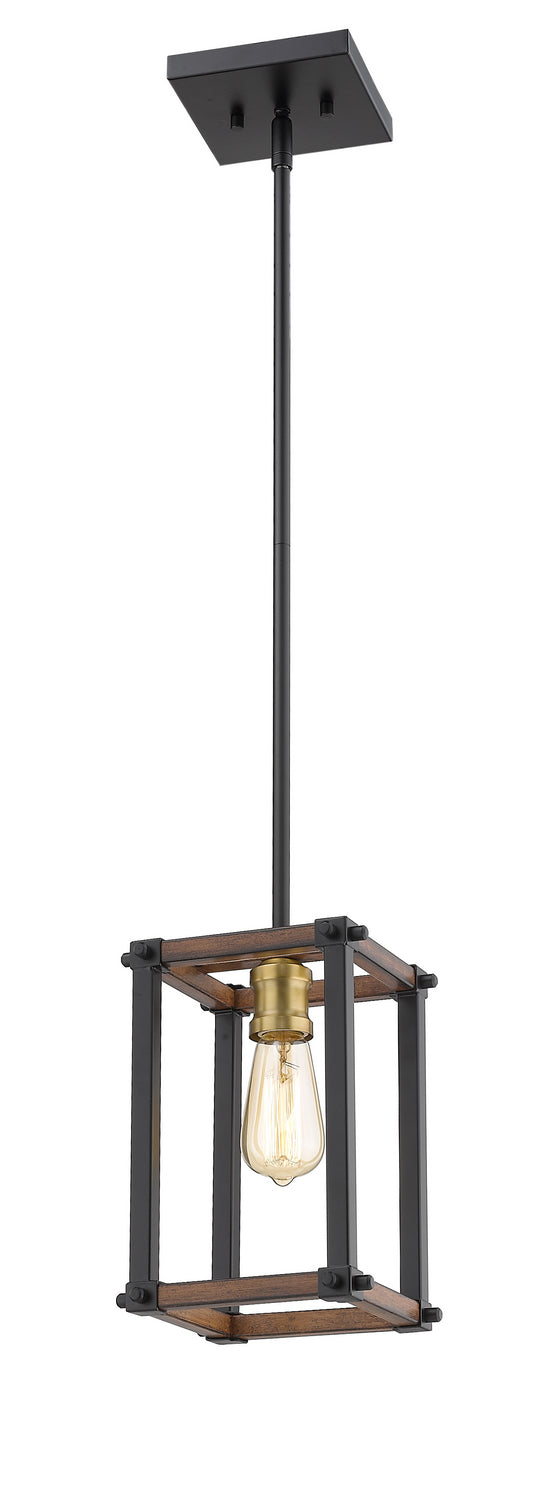 Z-Lite Kirkland 472MPS-RM Pendant Light - Rustic Mahogany