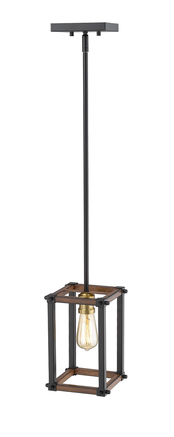 Z-Lite Kirkland 472MPS-RM Pendant Light - Rustic Mahogany