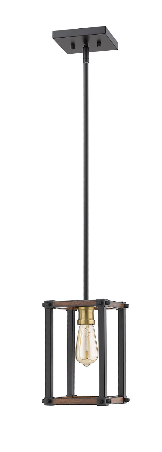 Z-Lite Kirkland 472MPS-RM Pendant Light - Rustic Mahogany