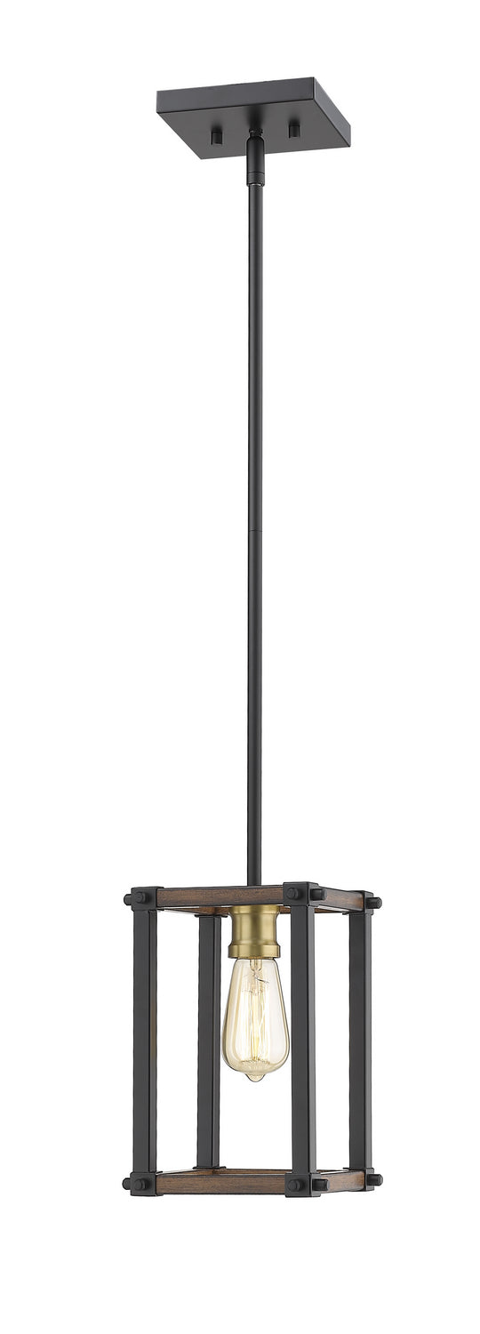 Z-Lite Kirkland 472MPS-RM Pendant Light - Rustic Mahogany