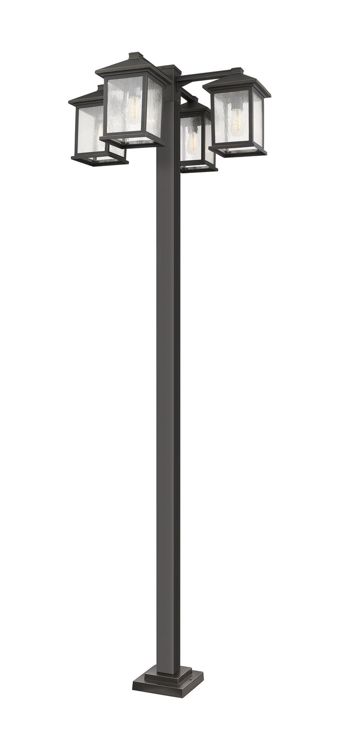 Z-Lite Lighting 531-4-536P-ORB  Portland Outdoor Oil Rubbed Bronze