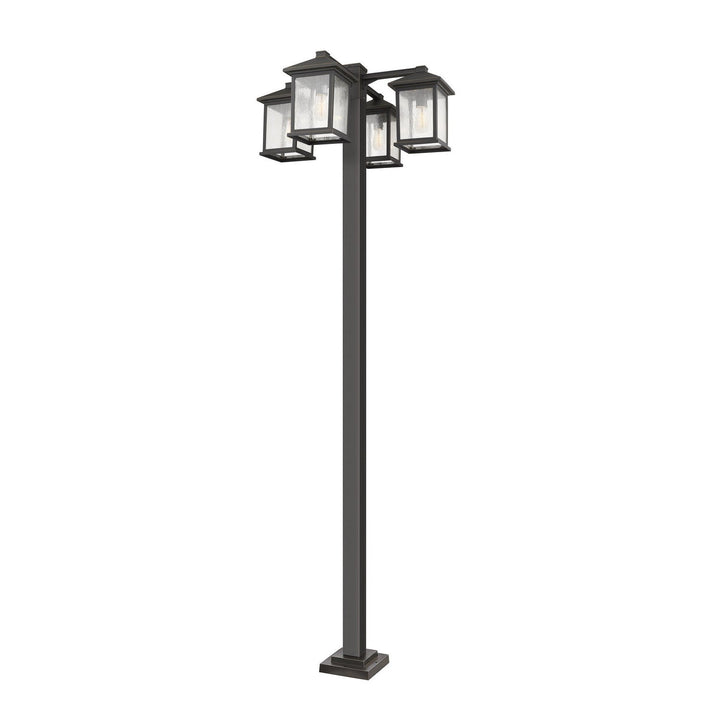 Z-Lite Lighting 531-4-536P-ORB  Portland Outdoor Oil Rubbed Bronze