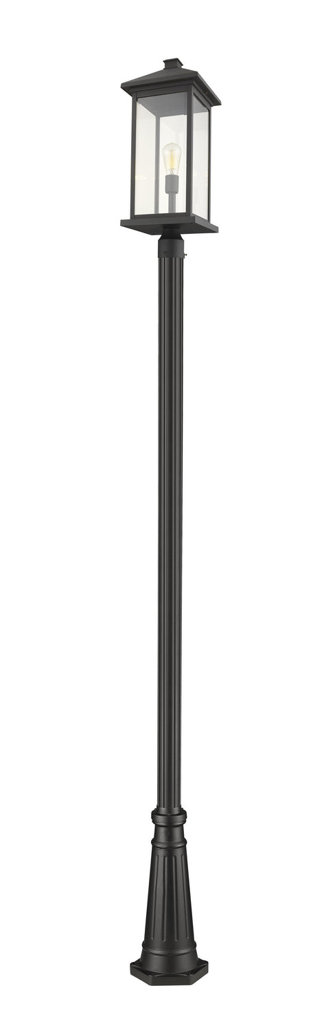 Z-Lite Lighting 531PHBXLR-519P-BK  Portland Outdoor Black