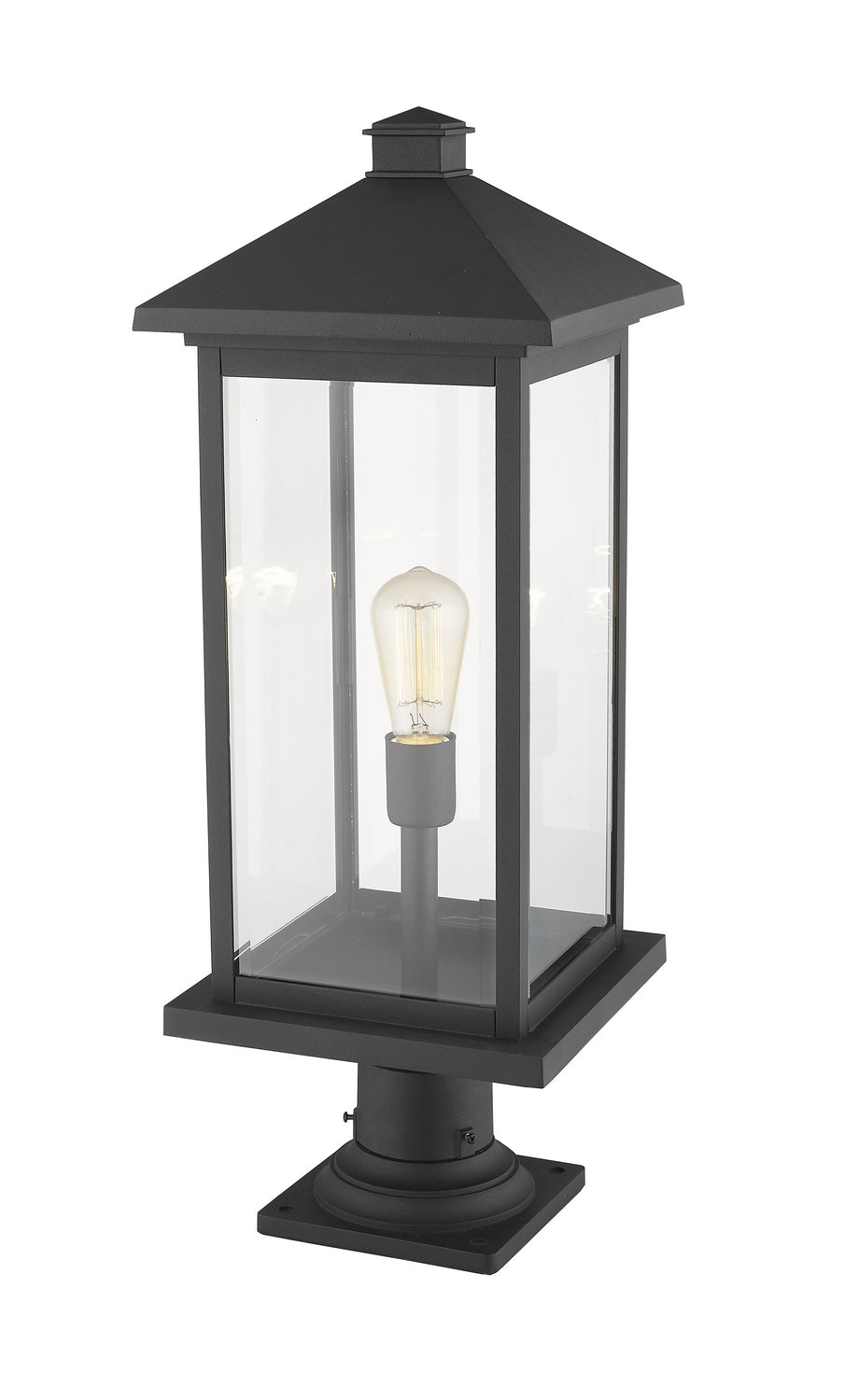 Z-Lite Lighting 531PHBXLR-533PM-BK  Portland Outdoor Black