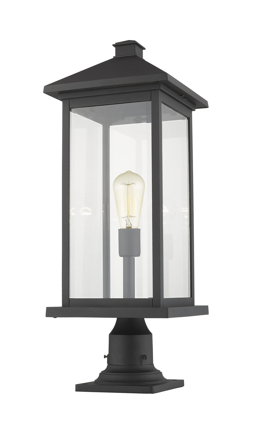 Z-Lite Lighting 531PHBXLR-533PM-BK  Portland Outdoor Black