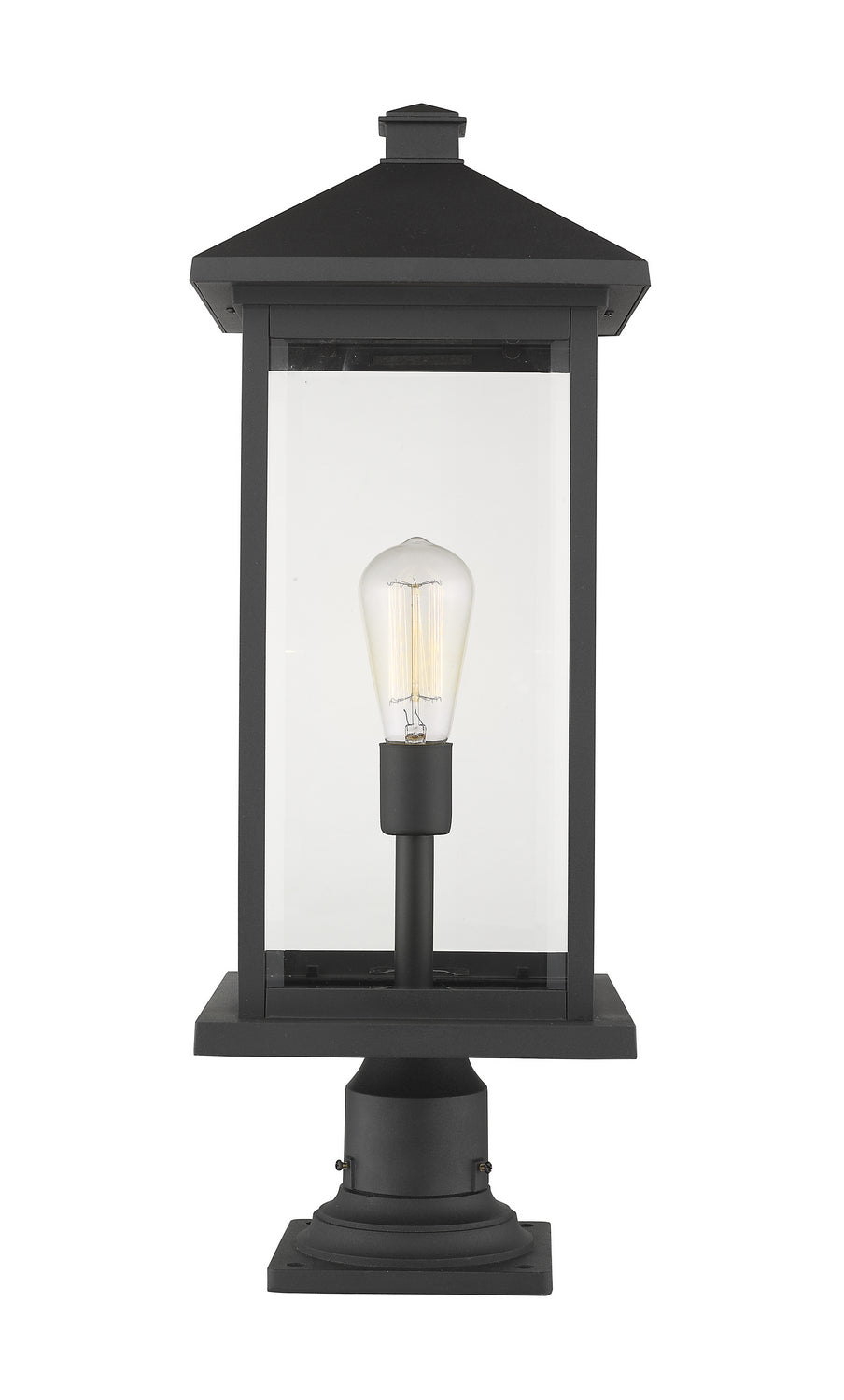 Z-Lite Lighting 531PHBXLR-533PM-BK  Portland Outdoor Black