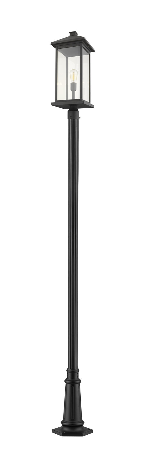 Z-Lite Lighting 531PHBXLR-557P-BK  Portland Outdoor Black