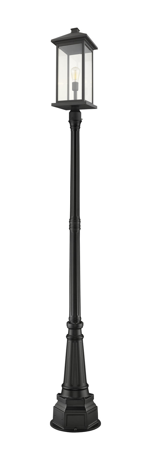 Z-Lite Lighting 531PHBXLR-564P-BK  Portland Outdoor Black