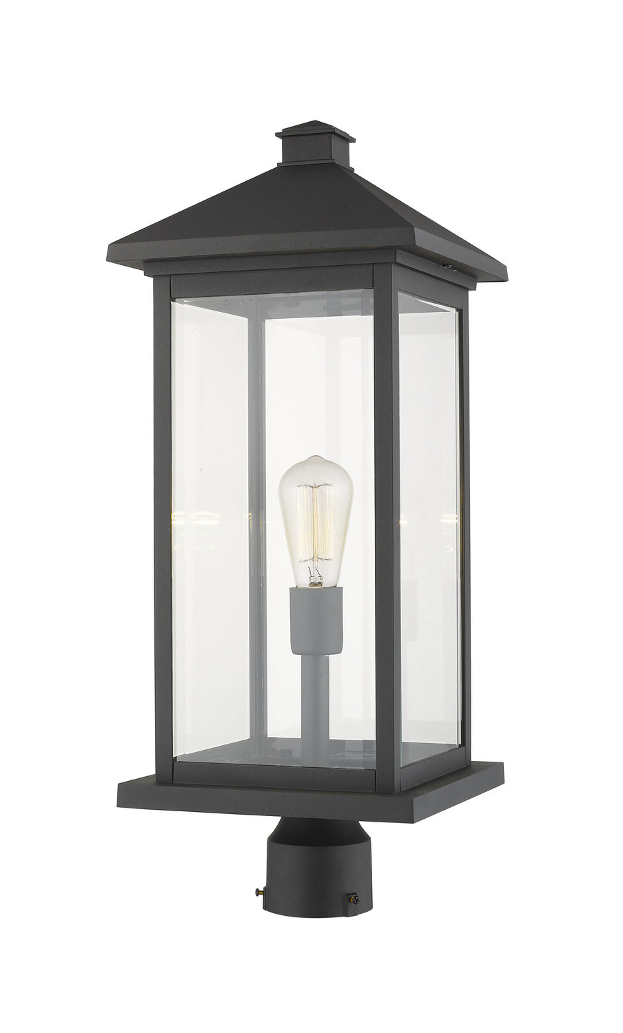 Z-Lite Lighting 531PHBXLR-BK  Portland Outdoor Black