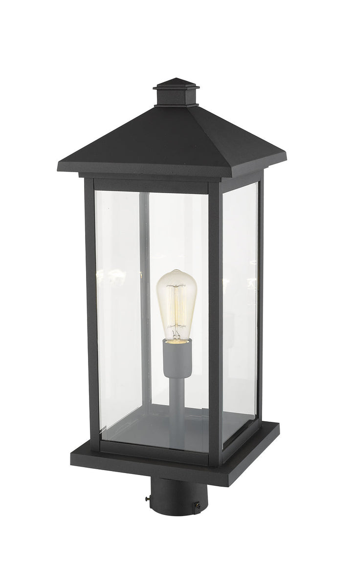 Z-Lite Lighting 531PHBXLR-BK  Portland Outdoor Black