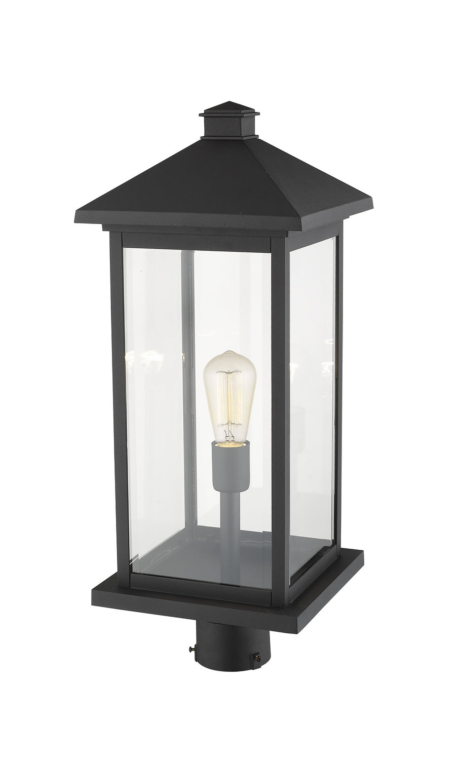 Z-Lite Lighting 531PHBXLR-BK  Portland Outdoor Black