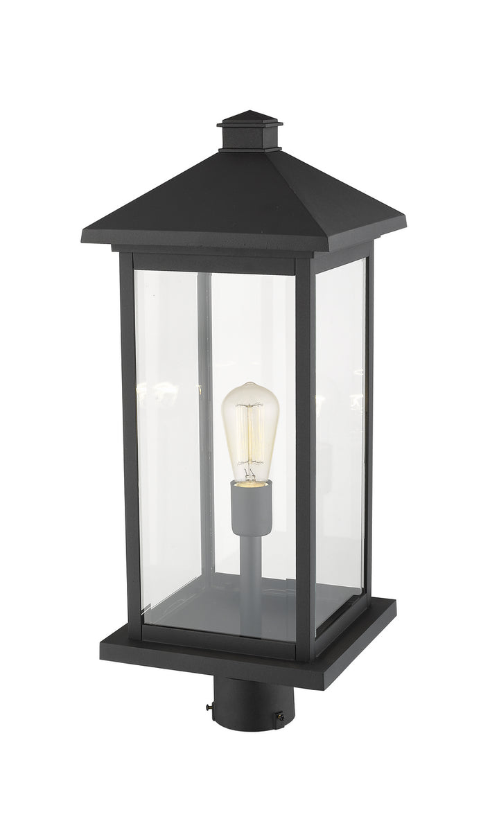 Z-Lite Lighting 531PHBXLR-BK  Portland Outdoor Black