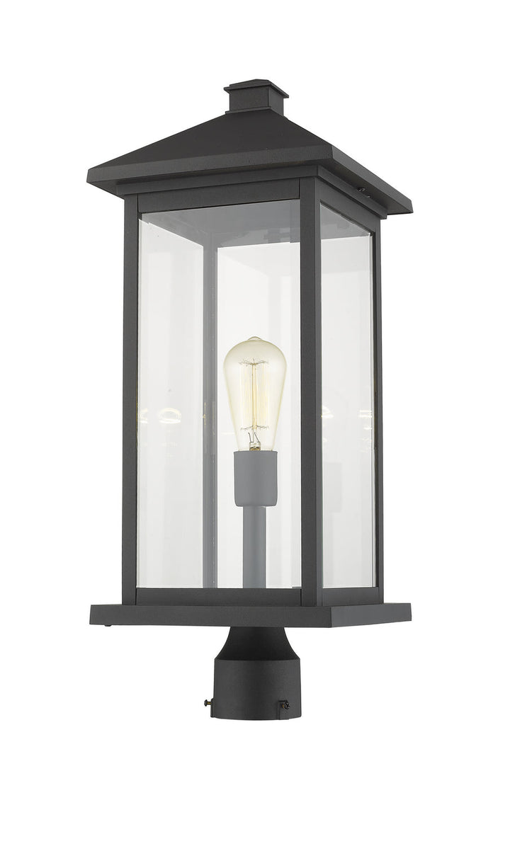 Z-Lite Lighting 531PHBXLR-BK  Portland Outdoor Black