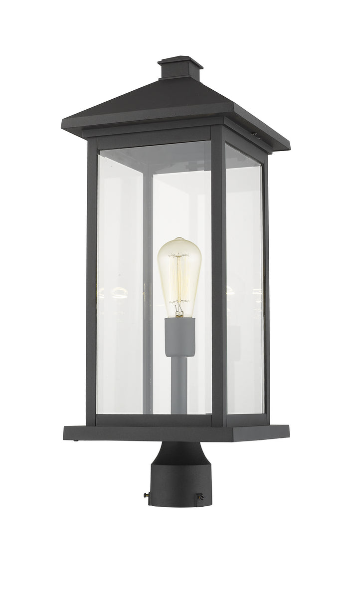 Z-Lite Lighting 531PHBXLR-BK  Portland Outdoor Black