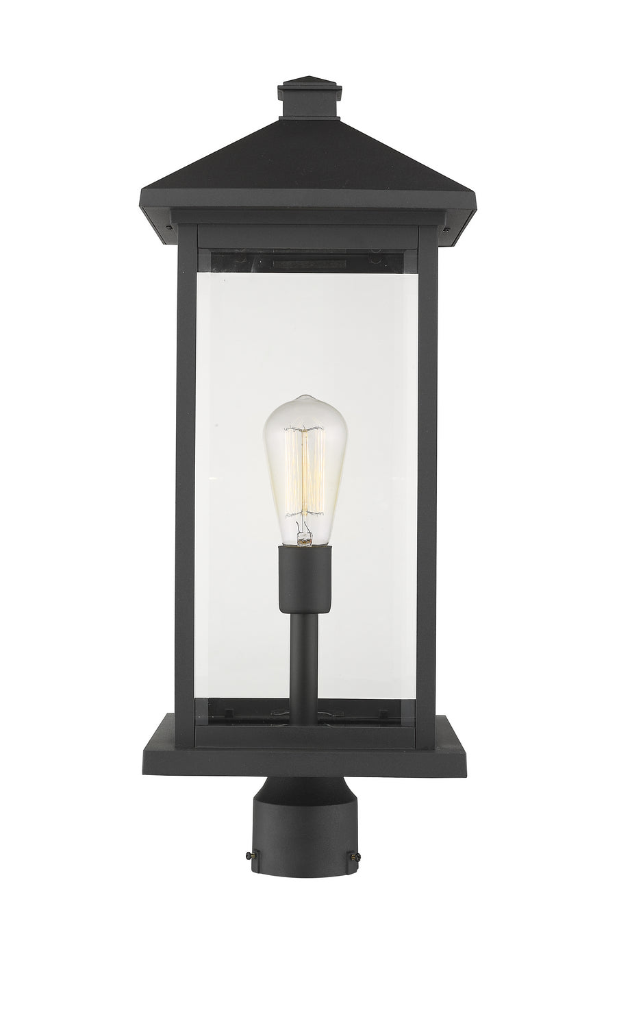 Z-Lite Lighting 531PHBXLR-BK  Portland Outdoor Black