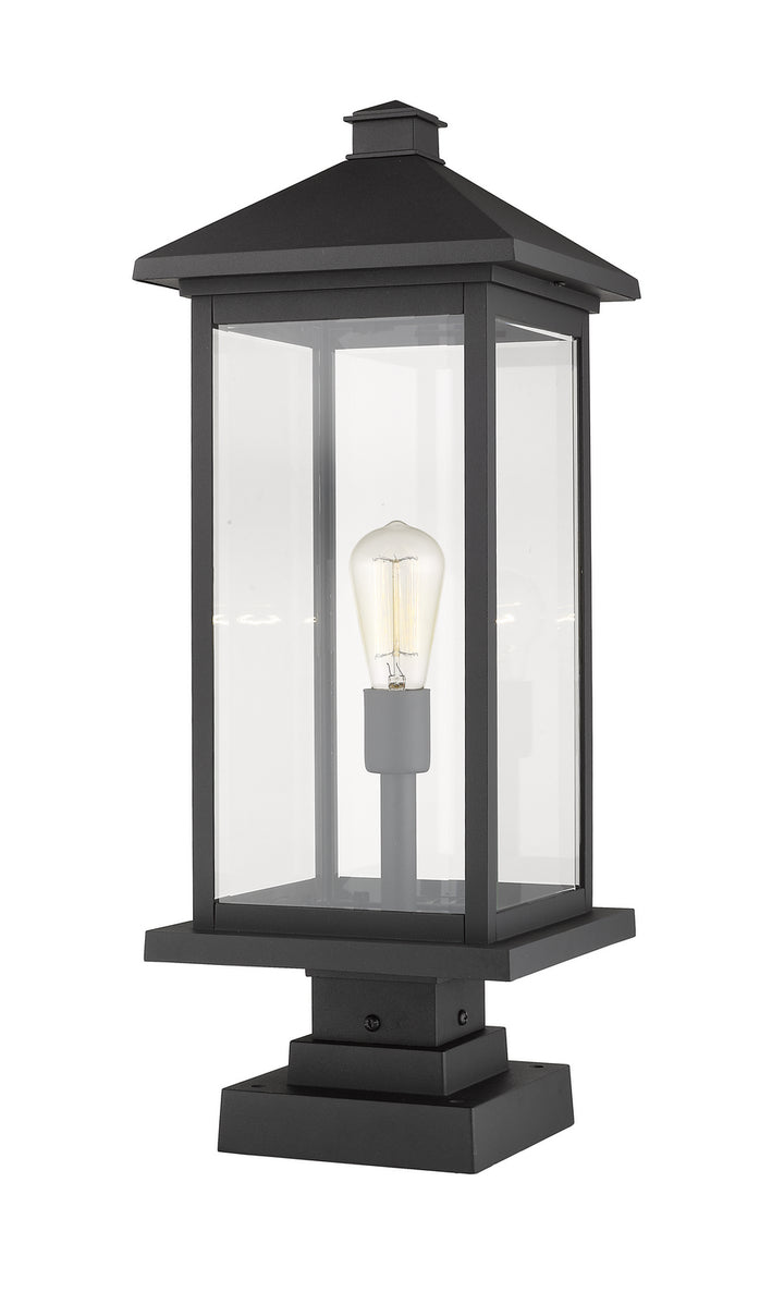 Z-Lite Lighting 531PHBXLS-SQPM-BK  Portland Outdoor Black