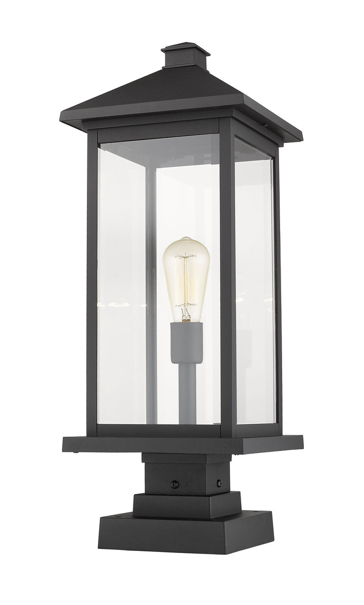 Z-Lite Lighting 531PHBXLS-SQPM-BK  Portland Outdoor Black