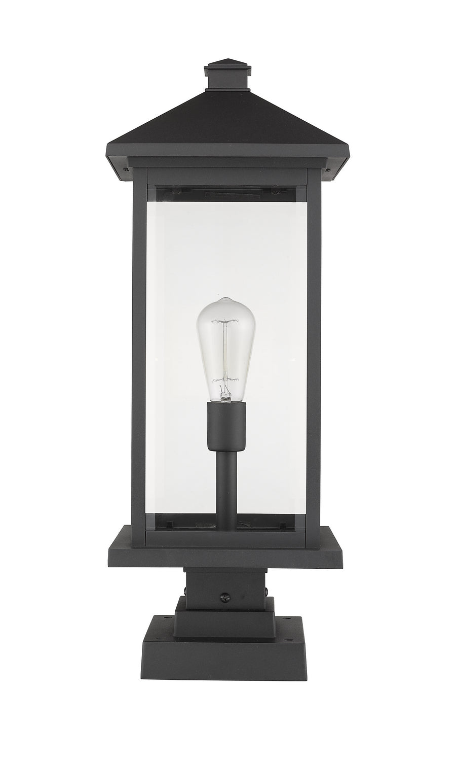 Z-Lite Lighting 531PHBXLS-SQPM-BK  Portland Outdoor Black
